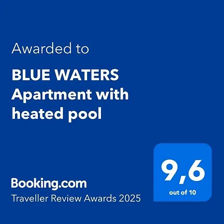 Apartmán Blue Waters With Heated Pool *